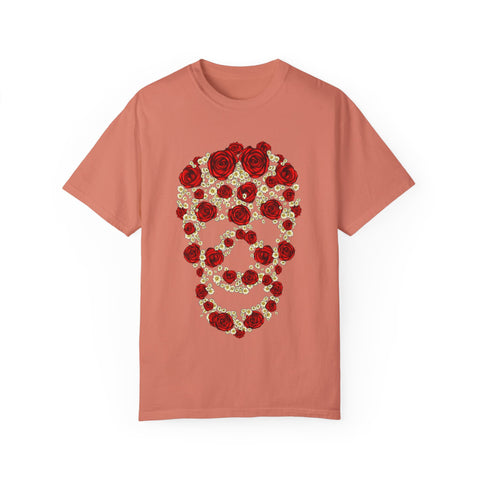 Floral Skull Unisex T-Shirt - Stylish Casual Wear for Creative Souls