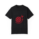 Adventure Awaits Unisex Garment-Dyed T-Shirt | Travel Quote Tee