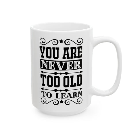 Personalized Ceramic Mug - Motivational Quote for Coffee Lovers
