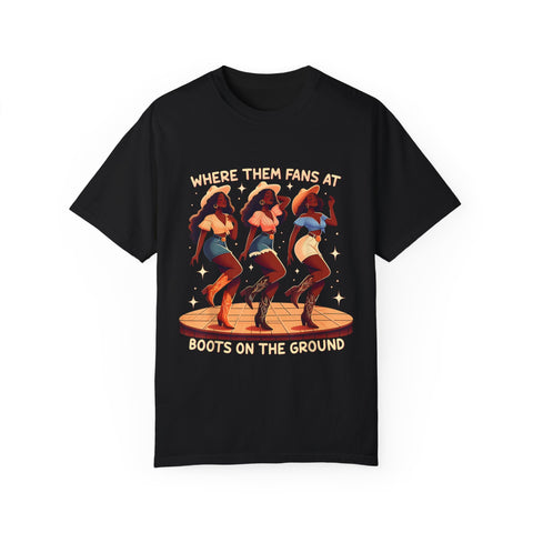 Women Empowerment Graphic T-Shirt - "Where Them Fans At"
