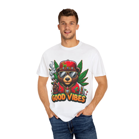 Good Vibes Unisex Garment-Dyed T-Shirt