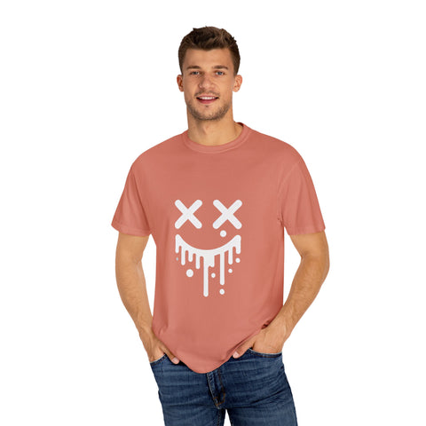 Unisex Smiley Drip T-Shirt - Casual Streetwear