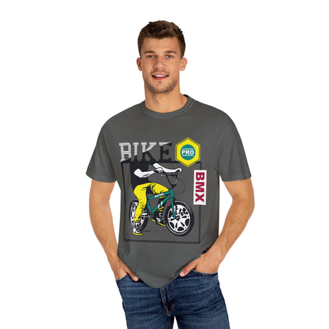 BMX Pro Unisex Garment-Dyed T-shirt - Perfect for Cycling Enthusiasts
