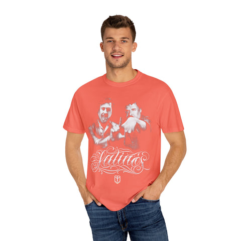 Unisex Garment-Dyed T-Shirt - Vintage Latino Graphic Tee