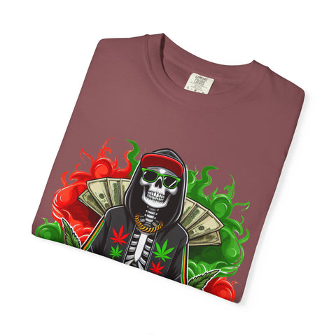 High AF Unisex Garment-Dyed T-Shirt - Fun & Edgy Style for Cannabis Enthusiasts
