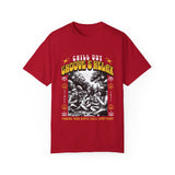 Chill Out Groove & Relax Unisex Garment-Dyed T-Shirt | Vintage Hippie Style