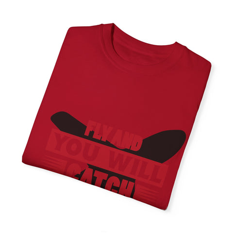 Catch the Swallow T-Shirt - Unisex Garment-Dyed Tee for Adventurers
