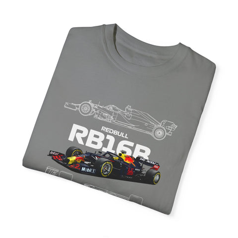 Red Bull Formula 1 RB16B Unisex T-Shirt - Garment-Dyed Racing Tee