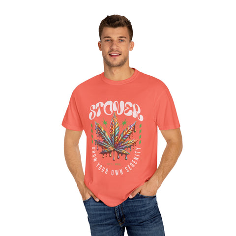 Unisex Garment-Dyed T-Shirt - "Grow Your Own Serenity"