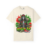 High AF Unisex Garment-Dyed T-Shirt - Fun & Edgy Style for Cannabis Enthusiasts