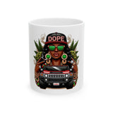 Urban Style Ceramic Mug - DOPE Design (11oz, 15oz) - Perfect for Coffee Lovers and Trendsetters