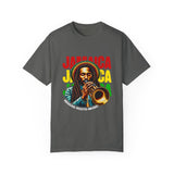 Reggae Vibes Unisex Garment-Dyed T-Shirt - Jamaica Music Art Tee