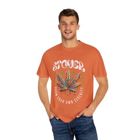 Unisex Garment-Dyed T-Shirt - "Grow Your Own Serenity"