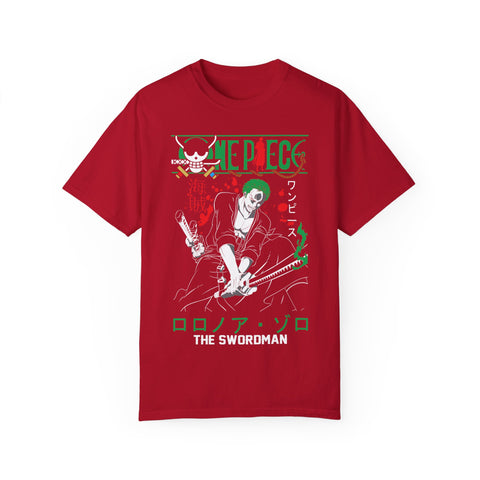 One Piece Swordman Unisex Garment-Dyed T-Shirt