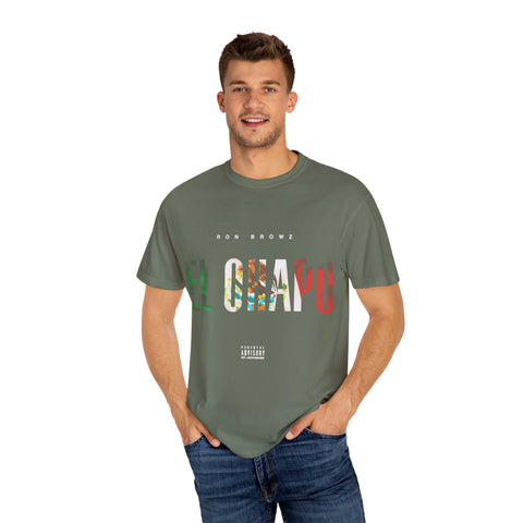 Unisex Garment-Dyed T-Shirt with 'EL CHAPU' Design - Casual Vibe, Perfect for Everyday Wear
