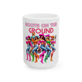 Retro Glam Ceramic Mug - Perfect for Coffee Lovers and Gift Givers!