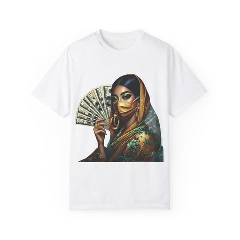 Stylish Woman with Money Graphic Unisex T-Shirt - Trendy Fashion Tee for Everyday Wear