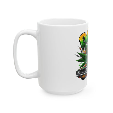 Funny Dope Cartoon Ceramic Mug - 11oz & 15oz Options