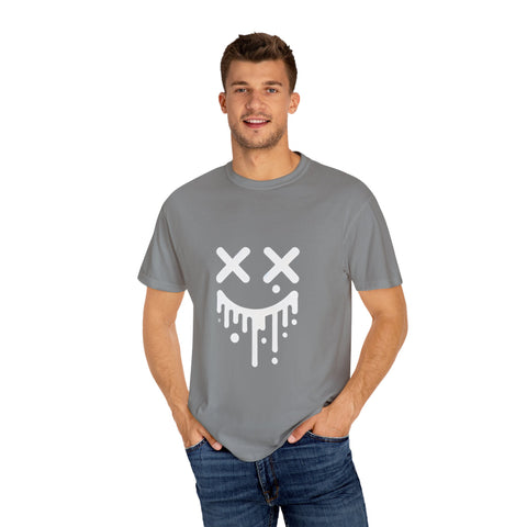 Unisex Smiley Drip T-Shirt - Casual Streetwear