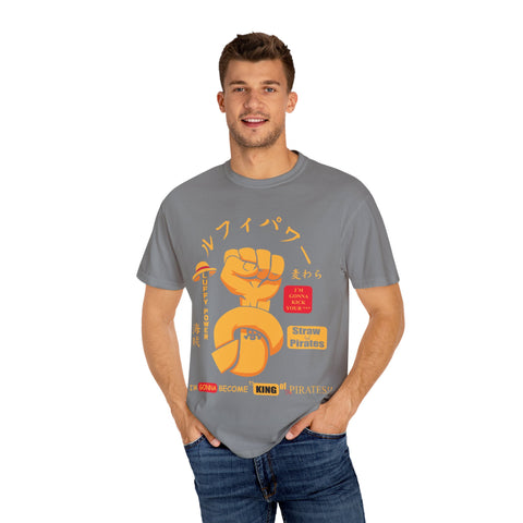 Unisex Luffy Power Graphic T-Shirt - King of Pirates Design