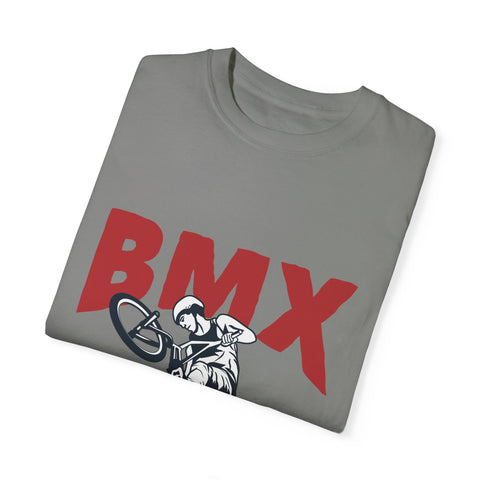 BMX Unisex Garment-Dyed T-Shirt - "When in Doubt Pedal It Out"