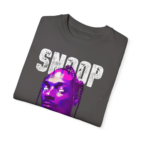 Vintage Snoop Dogg T-Shirt - Unisex Garment-Dyed Tee for Music Fans