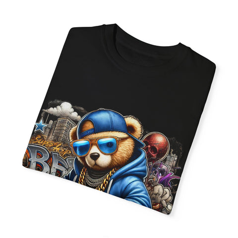 Street Art Bear Graphic T-Shirt - Cool Unisex Tee for Trendsetters