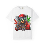 Chill Vibe Bear Unisex T-Shirt - Trendy Streetwear for Cannabis Lovers