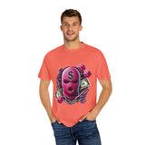 Unisex Garment-Dyed Graphic T-Shirt - Cash Rules Design