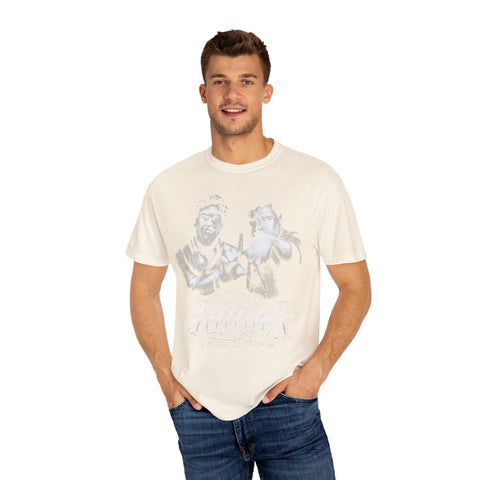 Unisex Garment-Dyed T-Shirt - Vintage Latino Graphic Tee