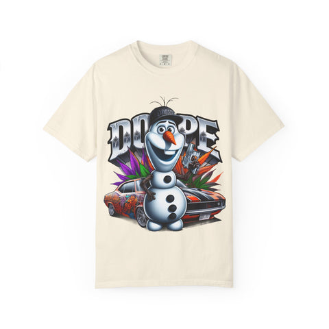 Dope Olaf Graphic T-Shirt for Disney Fans