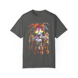 Cool Lion Sunglasses Unisex Garment-Dyed T-shirt