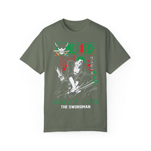 One Piece Swordman Unisex Garment-Dyed T-Shirt