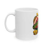 Rolling Hands Ceramic Mug - 11oz & 15oz | Perfect for Coffee Lovers & Gift Ideas