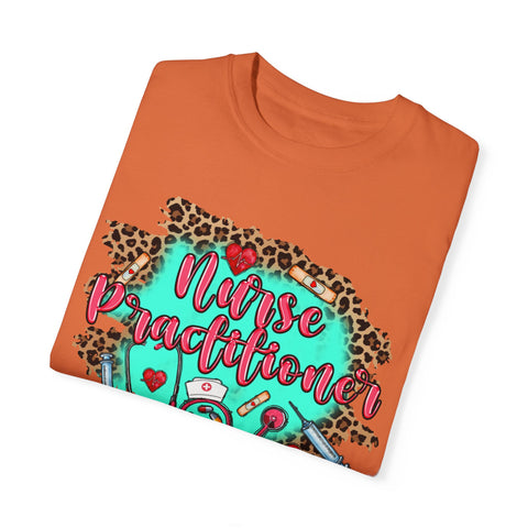 Norse Practitioner T-Shirt - Unisex Garment-Dyed Tee with Leopard Print Design