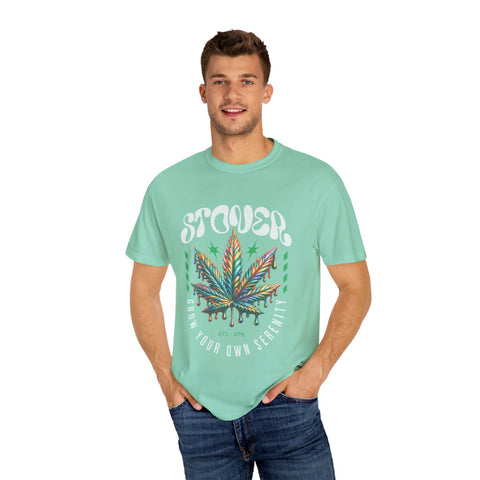 Unisex Garment-Dyed T-Shirt - "Grow Your Own Serenity"