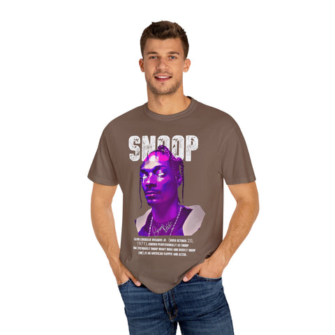 Vintage Snoop Dogg T-Shirt - Unisex Garment-Dyed Tee for Music Fans