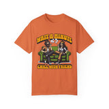 Chill With Friends T-Shirt - Unisex Garment-Dyed Tee