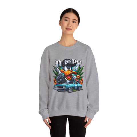 Cool Duck Graphic Crewneck Sweatshirt - Unisex Heavy Blend™ - DOPE Design