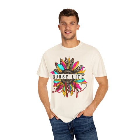 Nurse Life Unisex Garment-Dyed T-Shirt | Perfect Gift for Healthcare Heroes