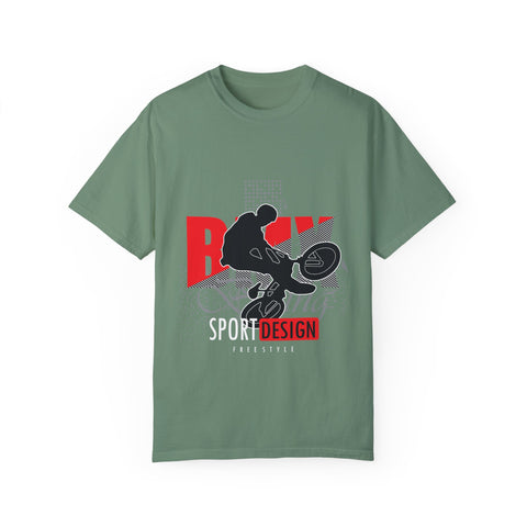 Freestyle BMX Unisex Garment-Dyed T-shirt