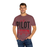 Inspirational Pilot T-Shirt for Dreamers | Unisex Garment-Dyed Tee