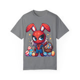 Easter Bunny Superhero T-Shirt - Unisex Garment-Dyed Tee