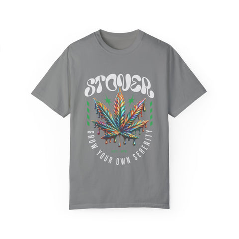 Unisex Garment-Dyed T-Shirt - "Grow Your Own Serenity"