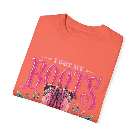 I Got My Boots on the Ground Unisex T-Shirt - Stylish Country Vibe, Perfect for Music Festivals and Casual Outings