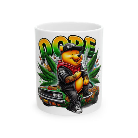 Funny Dope Cartoon Ceramic Mug - 11oz & 15oz Options