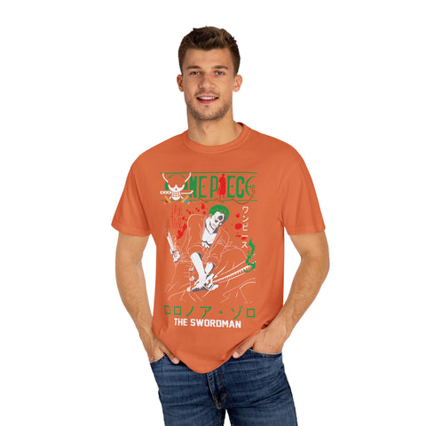One Piece Swordman Unisex Garment-Dyed T-Shirt