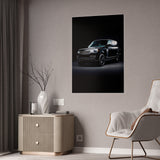 Sleek Black SUV Gloss Poster | Modern Home Decor | Perfect for Car Enthusiasts