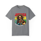 Reggae Vibes Unisex Garment-Dyed T-Shirt - Jamaica Music Art Tee