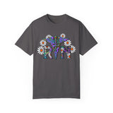 Boho Floral Graphic T-Shirt for Hippie Vibes – Rainbow RN Design